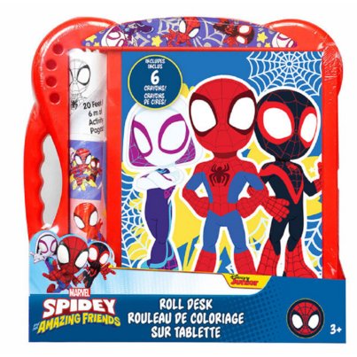 Spidey And Friends Roll Art Desk