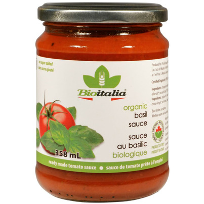 Bioitalia Organic Tomato & Basil Sauce