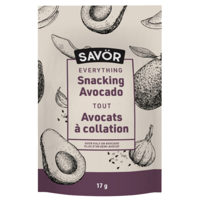 Savor Snacking Avocado Everything