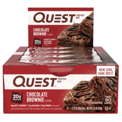 Quest Nutrition Chocolate Brownie Protein Bars