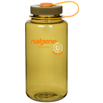 Nalgene Sustain Water Bottle Wide Mouth Olive