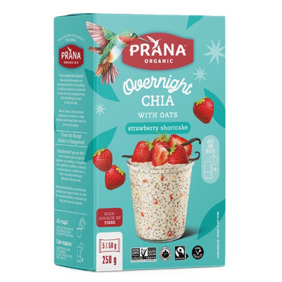 PRANA Overnight Chia Strawberry Shortcake