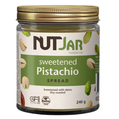 NutJar Sweetened Pistachio Spread