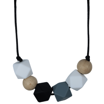 Glitter & Spice Silicone Teething Necklace Brooklyn