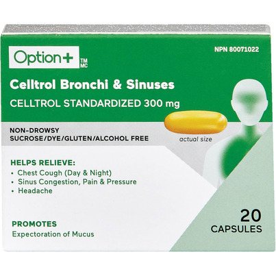 Option+ Celltrol Bronchi & Sinuses 300mg