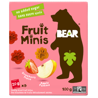 BEAR Fruit Minis Apple And Strawberry