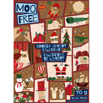 Moo Free Advent Calendar Chocolate