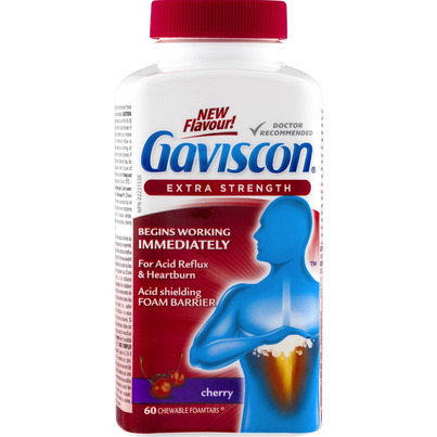 Gaviscon Extra Strength Tablets Cherry
