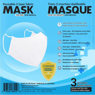 Sequence Health Ltd. Face Mask For Kids White