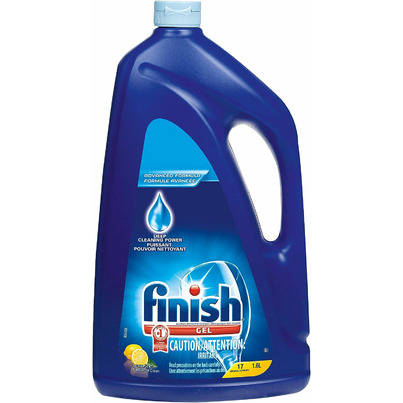 Finish 2 In 1 Dishwasher Gel Lemon