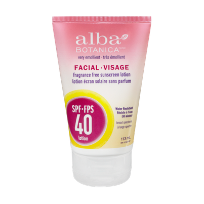 Alba Botanica Facial Sunscreen Fragrance Free SPF 40