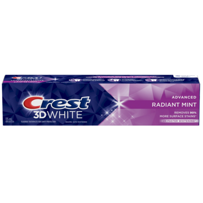 Crest 3D White Advanced Toothpaste Radiant Mint