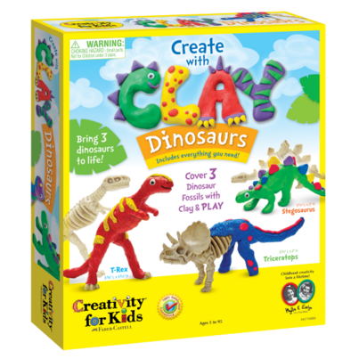 Creativity For Kids Create With Clay Dinosaurs