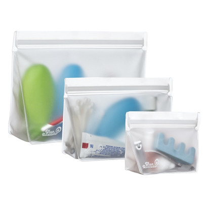 (re)zip Stand-Up Reusable Storage Bag Kit Clear