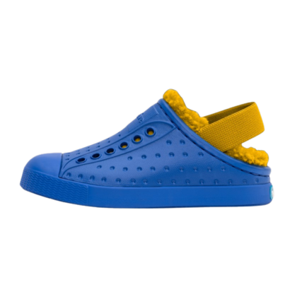 Native Shoes Jefferson Cozy Clogs UV Blue & Spicy Yellow