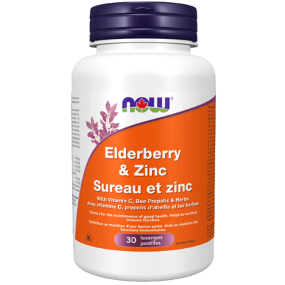NOW Foods Elderberry & Zinc Lozenges