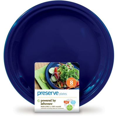 Preserve Large On The Go Plates Midnight Blue