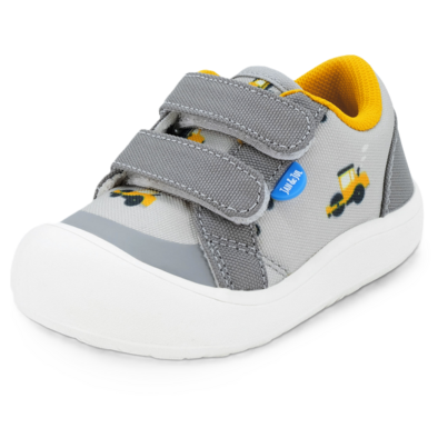 Jan & Jul Mini Canvas Sneakers Grey Construction