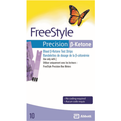 Freestyle Precision B-Ketone Test Stripes