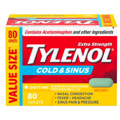 Tylenol Extra Strength Cold & Sinus Daytime Caplets