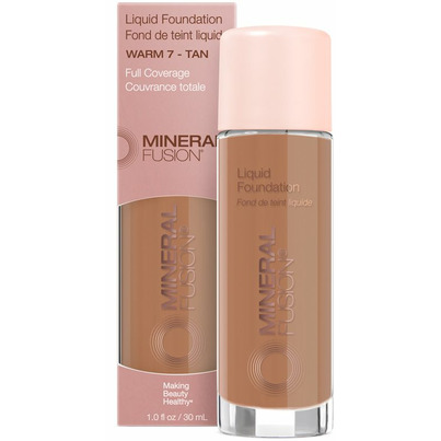 Mineral Fusion Rose Gold Liquid Foundation Warm 7