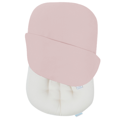 Snuggle Me Organic Infant Lounger + Cover Bundle Petal