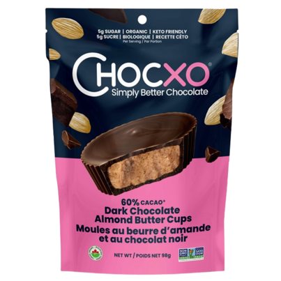 ChocXO Organic Almond Butter Cups