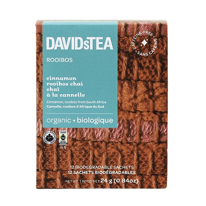 DAVID'S Tea Pack Of 12 Sachets Cinnamon Rooibos Chai