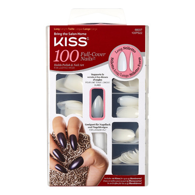 Kiss Long Stiletto 100 Count