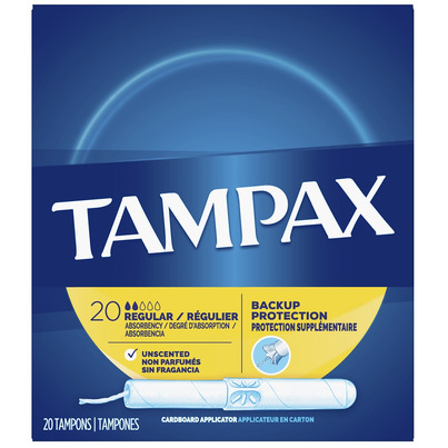 Tampax Cardboard Applicator Tampons