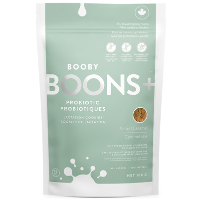 BOONS Salted Caramel Crunch Probiotic Lactation Cookies