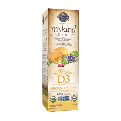 Garden Of Life MyKind Organics Vitamin D3 Organic Vanilla Spray