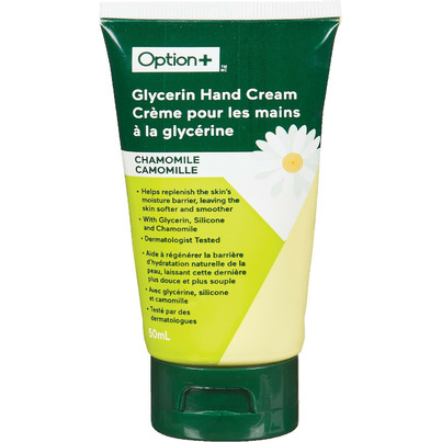 Option+ Glycerin Hand Cream Chamomile