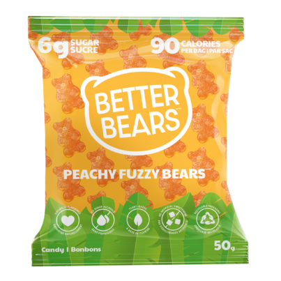 Better Bears Peachy Fuzzy Bears