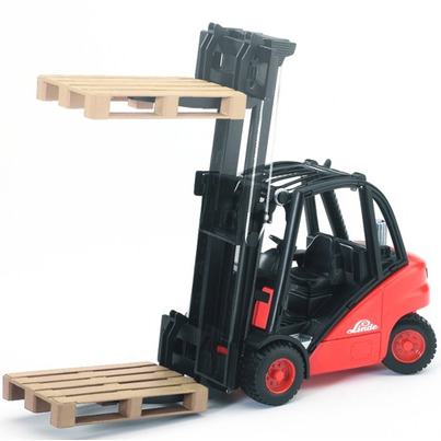 Bruder Toys Linde H30D Fork Lift With Pallets