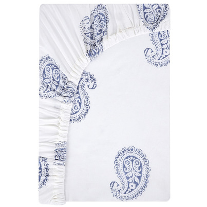 Malabar Baby Handmade Block-Printed Fitted Cotton Crib Sheets Fort