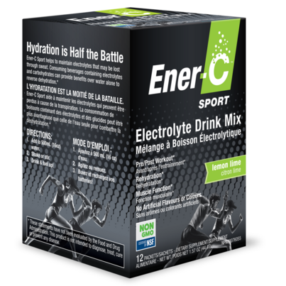 Ener-Life Ener-C Sport Electrolyte Drink Mix Lemon Lime