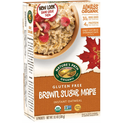 Nature's Path Organic Brown Sugar Maple Instant Oatmeal