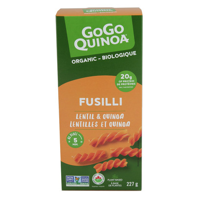 Gogo Quinoa Organic Lentil & Quinoa Fusilli