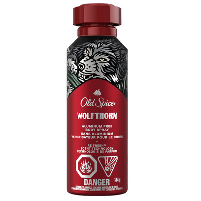 Old Spice Aluminum Free Body Spray For Men Wolfthorn