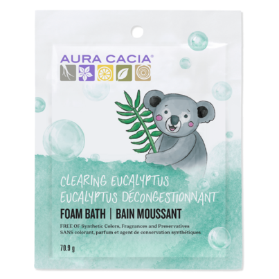 Aura Cacia Kids Clearing Foam Bath Eucalyptus
