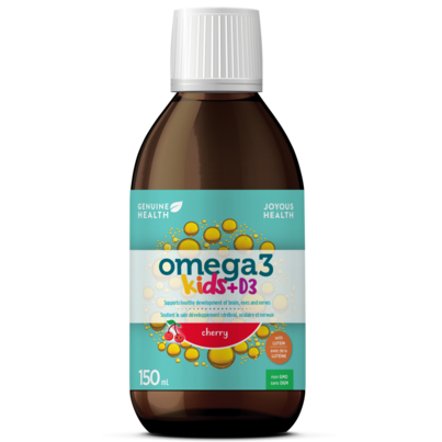 Genuine Health Omega3 Kids + D3 Cherry