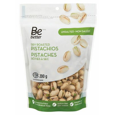 Be Better Unsalted Dry Roasted Pistachios