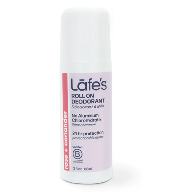 Lafe's Bliss Roll-On Deodorant Rose + Coriander