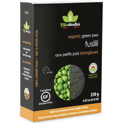 Bioitalia Organic Green Pea Pasta Fusilli