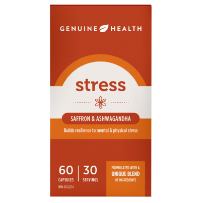 Genuine Health Stress Saffron & Ashwagandha