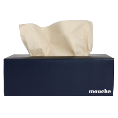 Mouche Unbleached Bamboo Facial Tissues Marine