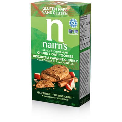 Nairn's Gluten Free Chunky Oat Cookies Apple And Cinnamon
