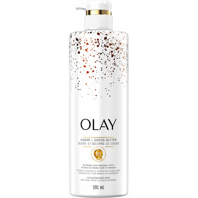 Olay Premium Exfoliating & Moisturizing Bodywash Sugar Cocoa Butter