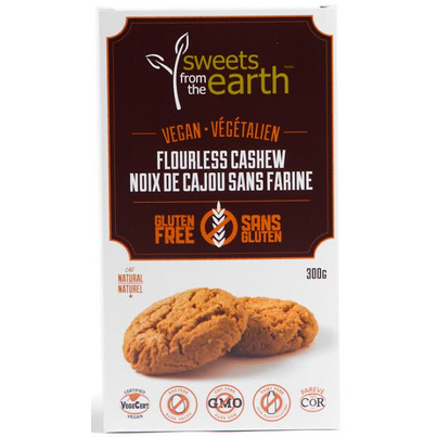 Sweets From The Earth Gluten Free Flourless Cashew Cookies